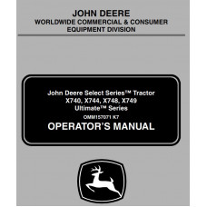 John Deere Tractors X740 X744 X748 X749 Ultimate Operator's Manual