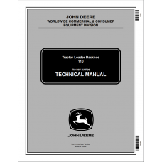 John Deere 110 Tractor Loader Backhoe Technical Manual TM1987