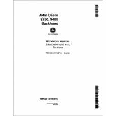 John Deere 9250, 9400 Backhoe Loader Technical Manual TM1026