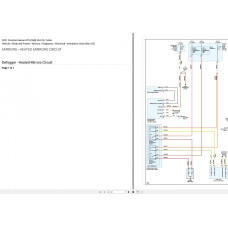 Porsche Macan GTS (95B) 2021 V6-2.9L Turbo Electrical Wiring Diagram