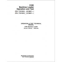 John Deere 310K Backhoe Loader Diagnostic and Test Service Manual TM12447