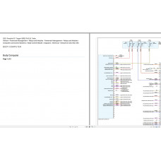 Porsche 911 Targa 4 (992) 2021 F6-3.0L Turbo Electrical Wiring Diagram