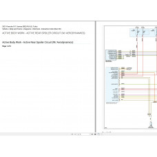 Porsche 911 Carrera (992) F6-3.0L Turbo Electrical Wiring Diagram 2021