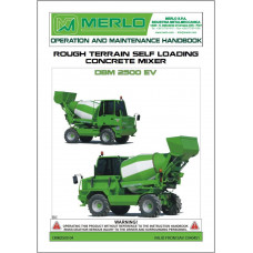 Merlo DBM 2000 2500 3500 EV Service Manuals