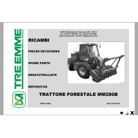 Merlo TREEMME MM280B Parts Maintenance Service Manual, Hydraulic Electrical Diagram