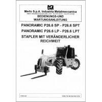 Merlo Turbofarmer K KT P26.6 to P35.7 Service Manuals