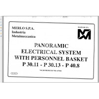 Merlo Panoramic XS Driver Train Manual, Hydraulic, Electrical Diagram