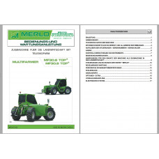 Merlo Multifarmer MF30.6 MF30.9 TOP Service Manuals