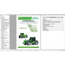 Merlo Panoramic 28.8 - 32.6 - MF27.8 - MF29.7 Service Manual, Mechanic Manual, Hydraulic & Electrical Diagram