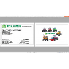 Merlo TREEMME MM350X Service & Maintenance Manual, Parts Manual, Hydraulic & Electrical Diagram