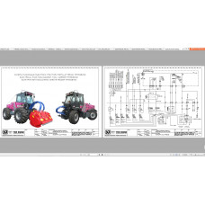 Merlo TREEMME MM350B Service & Maintenance Manual, Parts Manual, Hydraulic & Electrical Diagram