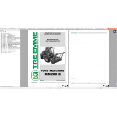 Merlo TREEMME MM280B Service & Maintenance Manual, Parts Manual, Hydraulic & Electrical Diagram