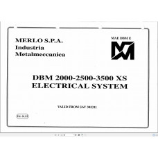Merlo DBM 2500 - 3000 - 3500 XS Electrical System