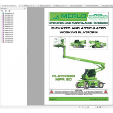 Merlo MPR20 (2008) Service Manual, Parts Manual, Hydraulic & Electrical Diagram