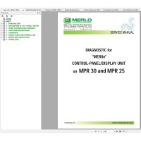 Merlo MPR 25 - 30 Diagnostic, Hydraulic & Electrical Diagram