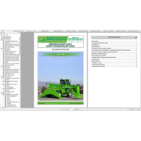 Merlo ROTO SM 600°(R45.19 - R45.21) Service Manual, Mechanic Manual, Hydraulic & Electrical Diagram