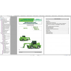 Merlo ROTO IMS (R38.14 - R38.16 - R50.10S bis SAV C036141) Service Manual, Mechanic Manual, Hydraulic & Electrical Diagram