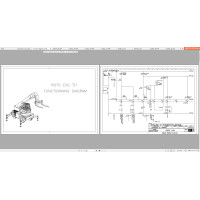 Merlo ROTO EVS (R40.18 - R40.21) AB SAV 714561 Hydraulic & Electrical Diagram