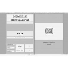 Merlo Panoramic P30.10 Service Manual, Mechanic Manual, Hydraulic & Electrical Diagram