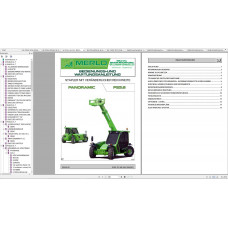 Merlo Panoramic P25.6 Service Manual, Mechanic Manual, Hydraulic & Electrical Diagram