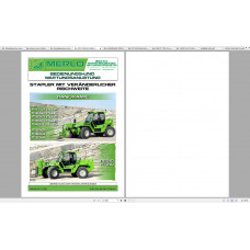 Merlo Panoramic MERlin + CDC ab 2013 (P40.9-P38.12-P38.13-P38.14-P40.17-P60.10-P72.10) Service Manual, Mechanic Manual, Hydraulic & Electrical Diagram
