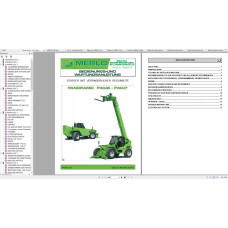 Merlo Panoramic 40.16 - 40.17 - P40.16K - P40.17K Service Manual, Mechanic Manual, Hydraulic & Electrical Diagram