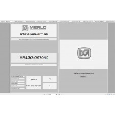 Merlo Multifarmer MF34.7 - 34.9 Service Manual, Mechanic Manual, Hydraulic & Electrical Diagram