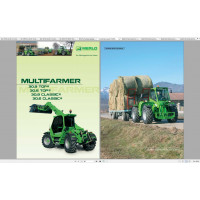 Merlo Multifarmer Classic (MF 30.6 - 30.9 CL) Service Manual, Mechanic Manual, Hydraulic & Electrical Diagram