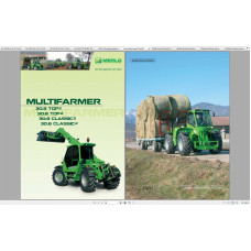 Merlo Multifarmer Classic (MF 30.6 - 30.9 CL) Service Manual, Mechanic Manual, Hydraulic & Electrical Diagram