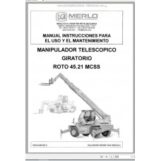 Merlo Telescopic ROTO 45.21 MCSS User & Maintenance Manual