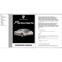 Porsche Panamera 970 Workshop Manual 2011