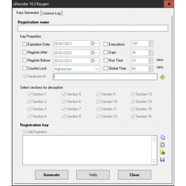 Xdecoder V 10.3 + Keygen