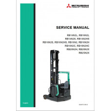 Mitsubishi Forklift RB14N2L RB16N2L RB14N2S RB16N2HS Service Manual Circuit Diagram