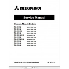 Mitsubishi Forklift FGC25N Service Manual