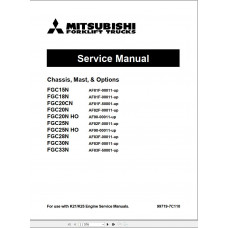 Mitsubishi Forklift FGC20N Service Manual