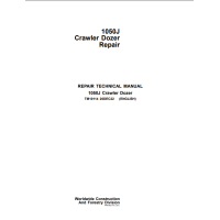 John Deere 1050J Crawler Dozer Service Repair Technical Manual TM10114