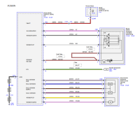 Ford Fusion Hybrid 2020 Electrical Wiring Diagram, Connector View Pinout & Engine