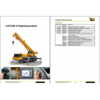 Liebherr Crane LTM 1040-2.1 LICCON 2 Service Technical Information Schematics
