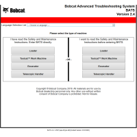 Bobcat BATS v2.4 Advanced Troubleshooting System 11.2021