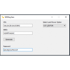 JRL SDD Access SEED Code Password Calculator
