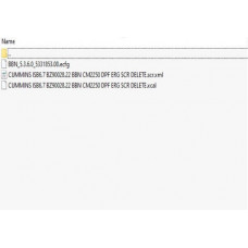 Cummins ISB6.7 BZ90028.22 BBN CM2250 DPF ERG SCR DELETE included Screen File