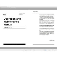 CAT Scoop Operation & Maintenance Manuals