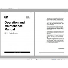 CAT Feeder Breaker Operation & Maintenance Manuals