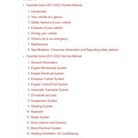 Hyundai Azera 2011-2022 Service Manual