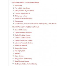 Hyundai Azera 2011-2022 Service Manual