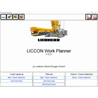 Liebherr LICCON Universal Work Planner V6.21 Mobile Crane LTM 1060-3.1 60 Ton