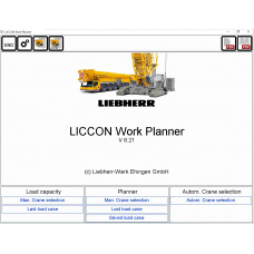 Liebherr LICCON Universal Work Planner V6.21 Mobile Crane LTM 1060-3.1 60 Ton