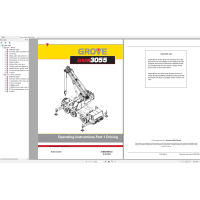 Grove GMK Cranes Parts Catalog, Schematics, Service Operation, Maintenance Manual