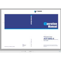 Tadano Mobile Crane Operator, Maintenance Manuals 2021