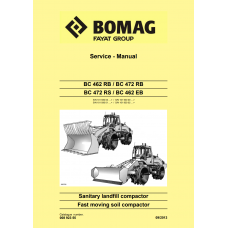Bomag BC 462 RB, BC 472 RB, BC 472 RS, BC 462 EB Service Manual